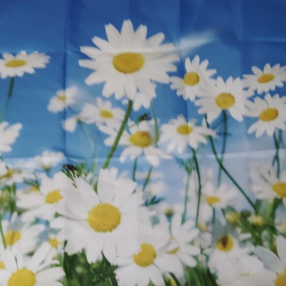 Spring Summer Daisy Garden Flag – 28x40 Inch Outdoor Banner, Single-Sided - Picture 2 of 4